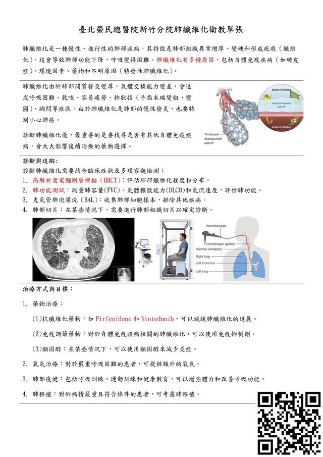 肺纖維化衛教